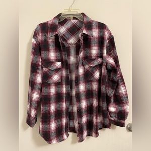 Women’s Plaid Shirt Jacket (Shacket)